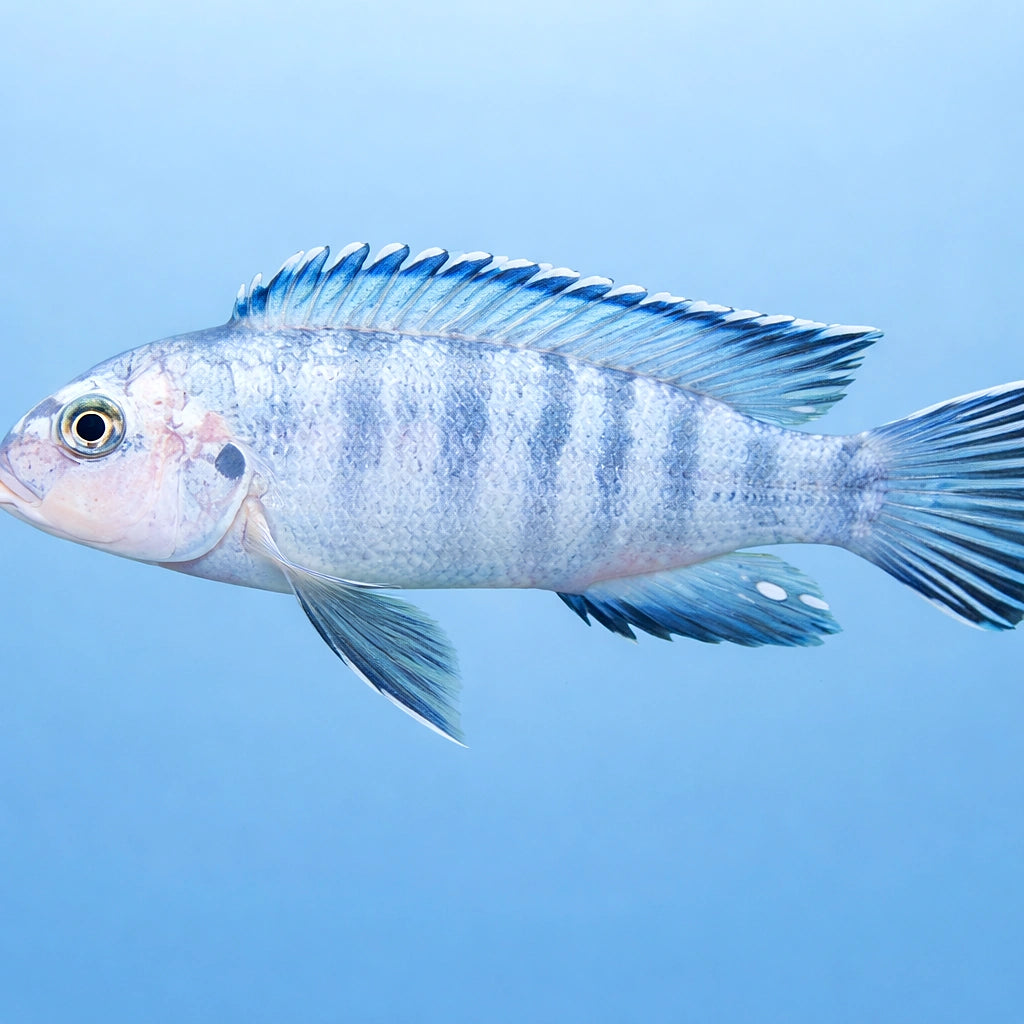 Pseudotropheus Pindani, Edu — tropical fish for sale UK — AI side clean view