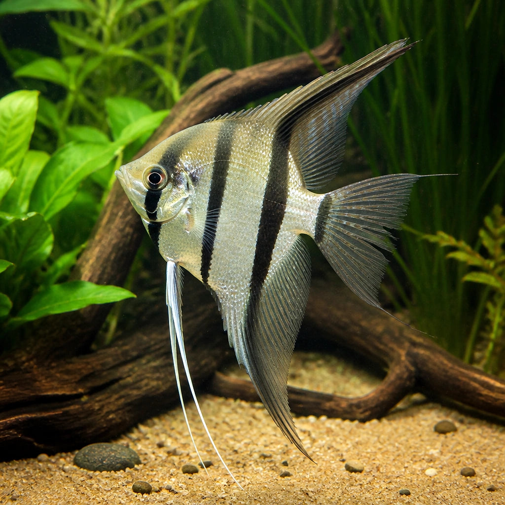 Santa Izabel Angelfish — Angelfish for sale UK — AI natural aquarium view