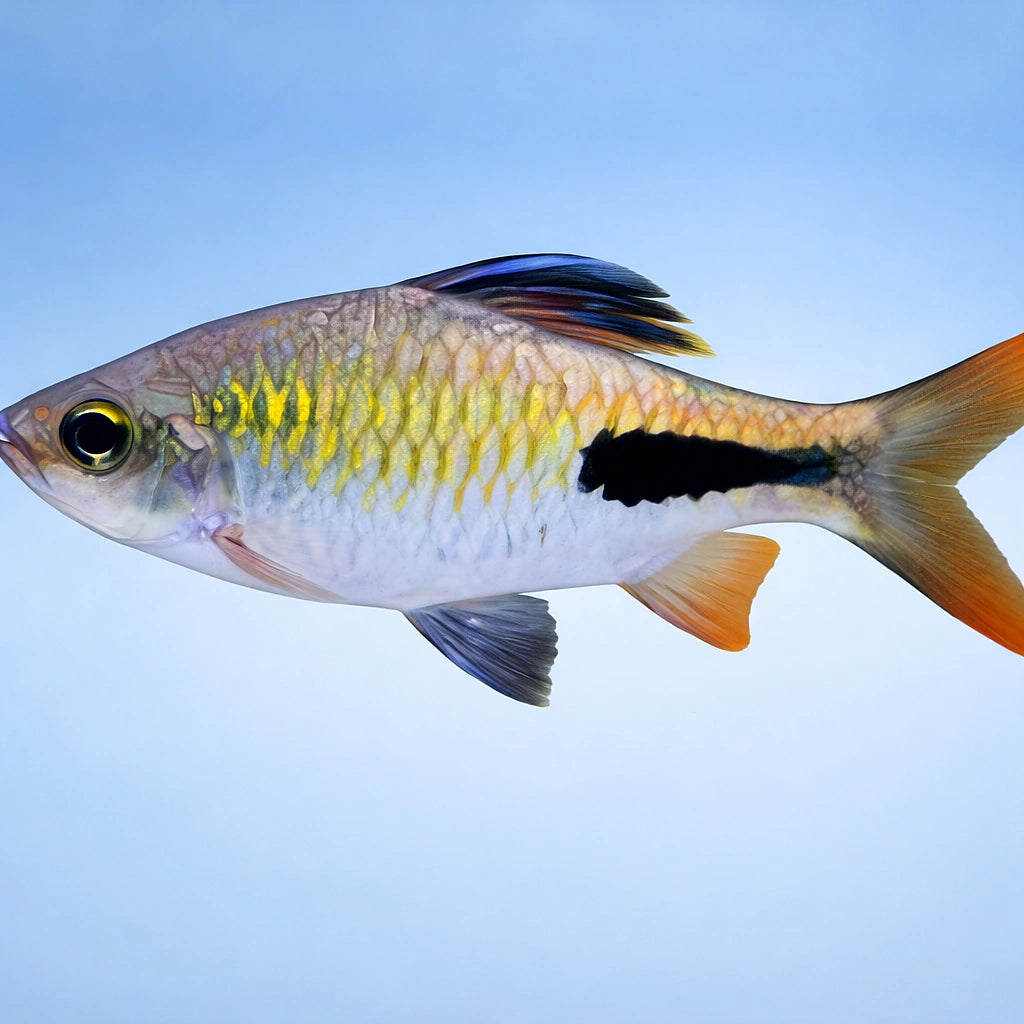 Puntius rohani 1,5 - — tropical fish for sale UK — AI side clean view