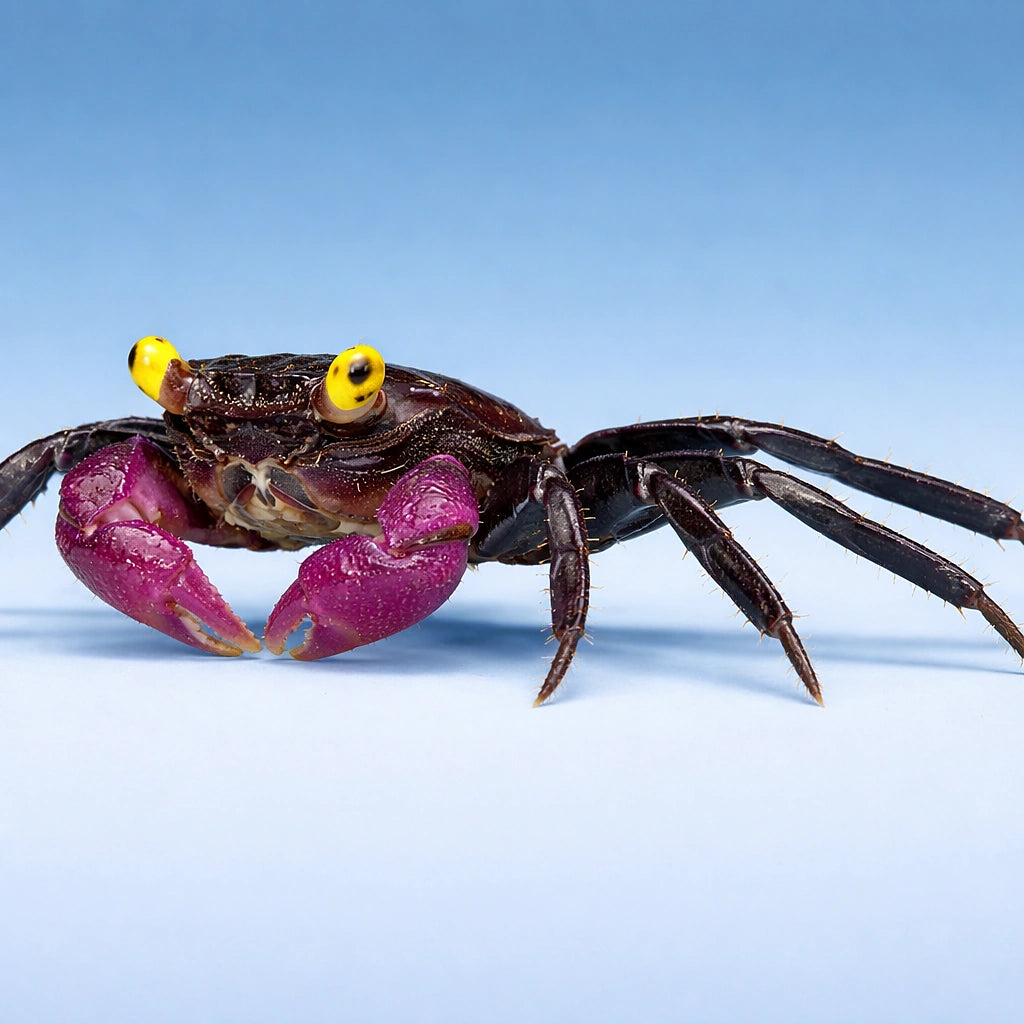 Purple Vampire Crab — Freshwater Crabs and Lobsters for sale UK — AI side clean view