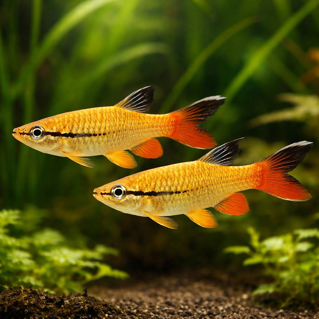 Pyrhulina — tropical fish for sale UK — AI pair planted view