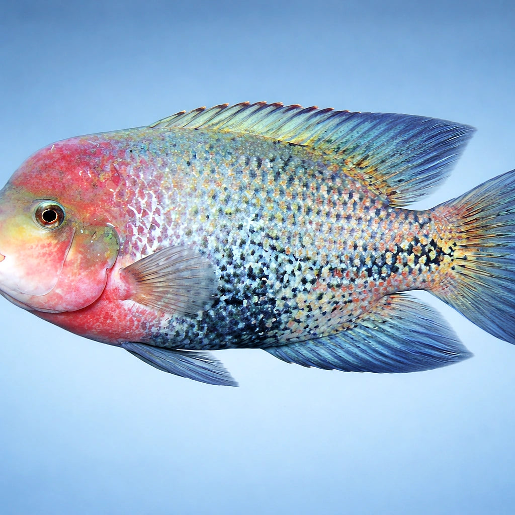 Quetzal Cichlid, Redheaded — tropical fish for sale UK — AI side clean view