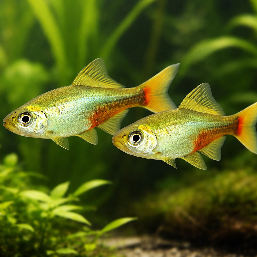 Rathbun's Bloodfin — tropical fish for sale UK — AI pair planted view