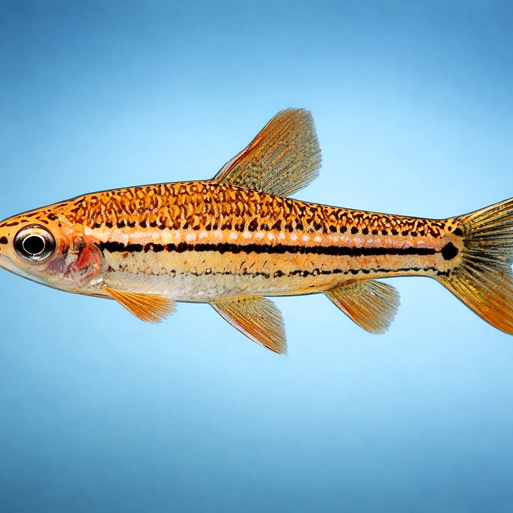 Red Ansorgi African tetra — tropical fish for sale UK — AI side clean view