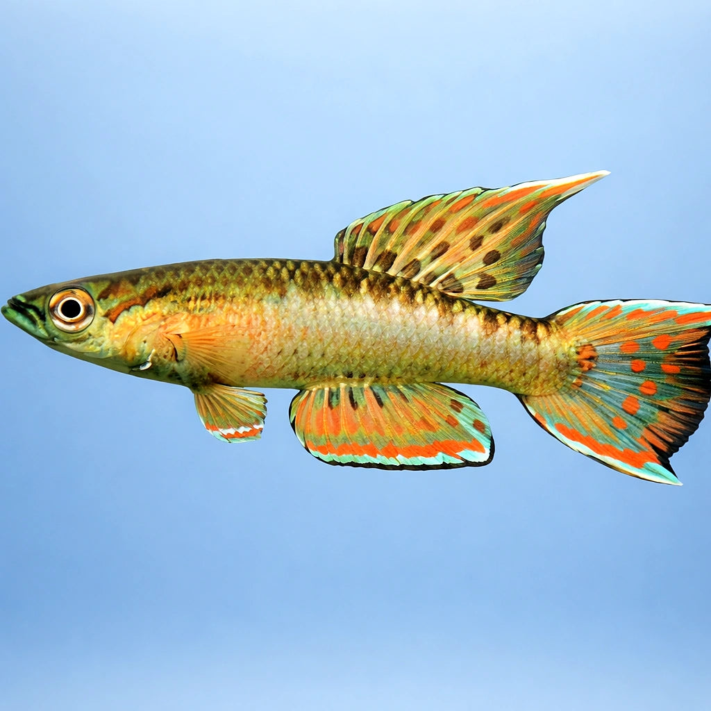 Red Aphyosemion — tropical fish for sale UK — AI side clean view