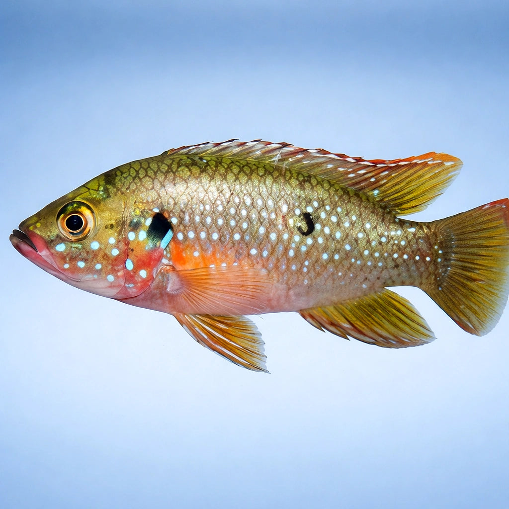 Red Cichlid, Jewelfish, Jew — tropical fish for sale UK — AI side clean view