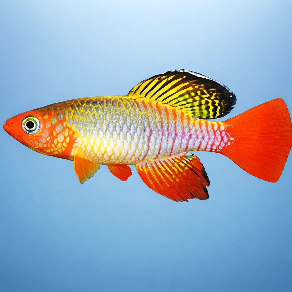 Red-Finned Notho — tropical fish for sale UK — AI side clean view