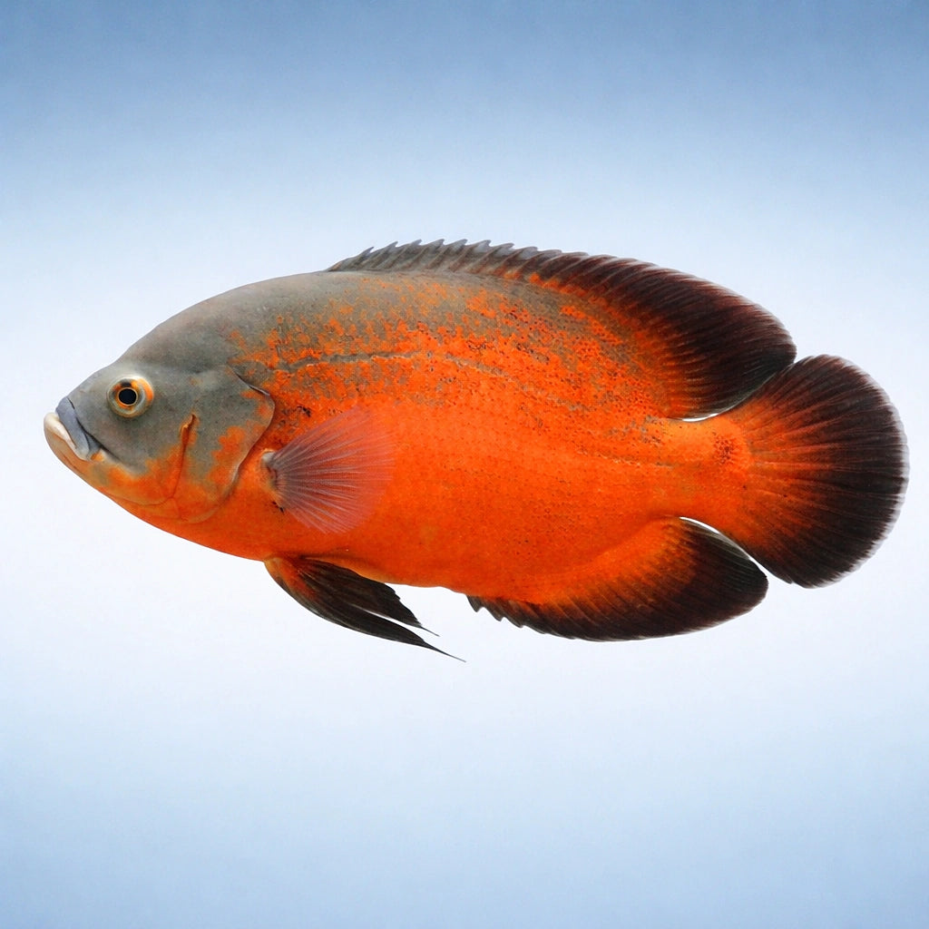 Red Oscar — tropical fish for sale UK — AI side clean view