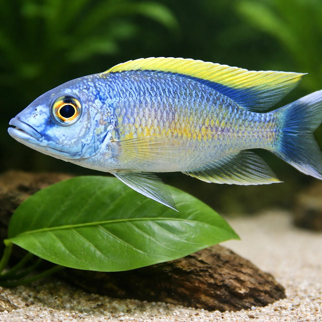 Red-Top Trematocranus, Trem — tropical fish for sale UK — AI scale plant view