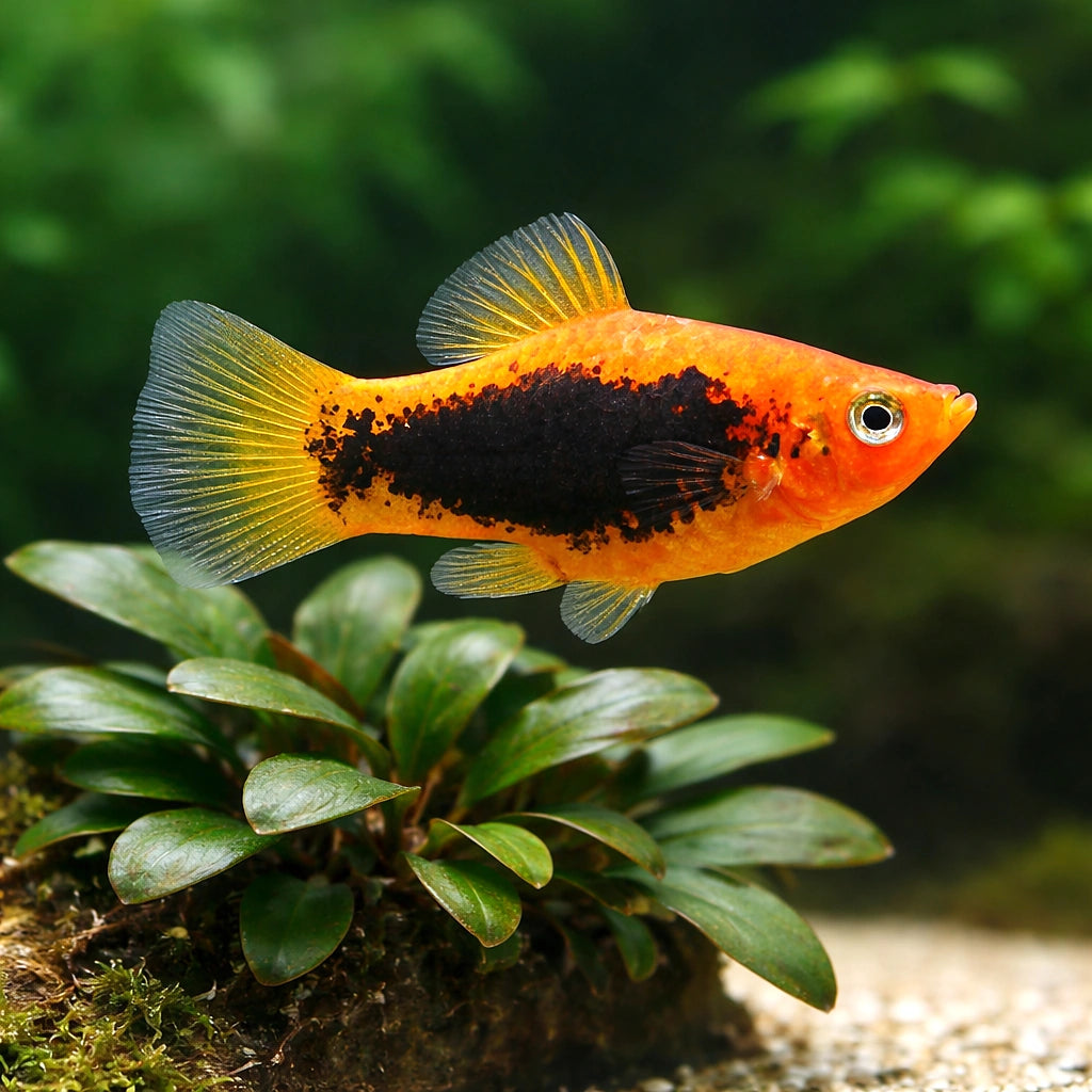 Red Tuxedo — Platy for sale UK — AI scale plant view