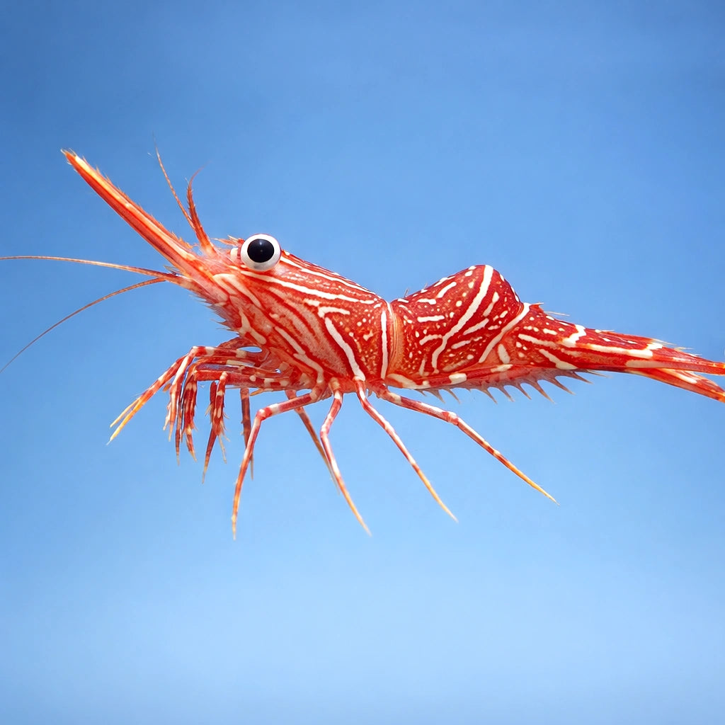 Rhynchocinetes durbanensis Dancing Camel Shrimp — tropical fish for sale UK — AI side clean view
