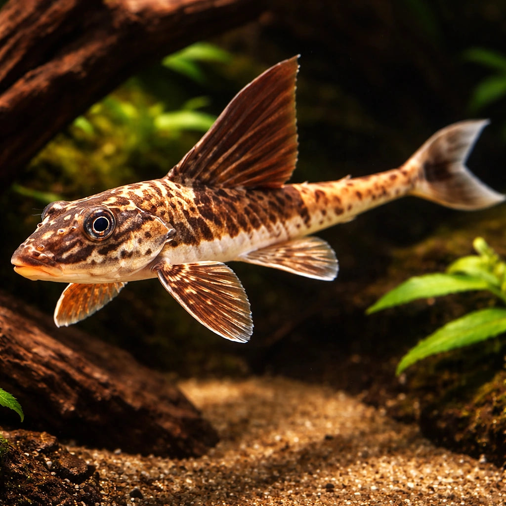 Rineloricaria similimis 6 - — tropical fish for sale UK — AI hero driftwood view