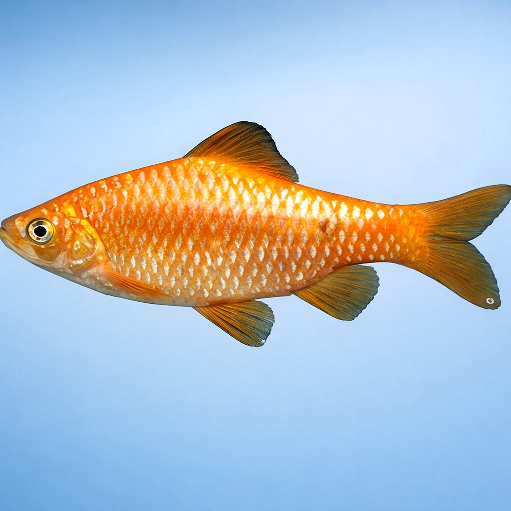 Rosy Barb Diamond — tropical fish for sale UK — AI side clean view