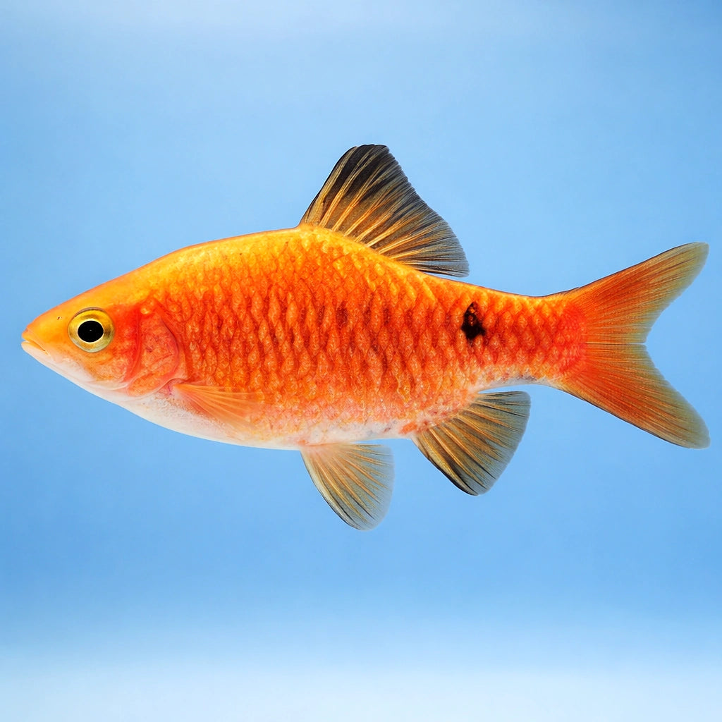 Rosy Barb Gold — tropical fish for sale UK — AI side clean view