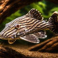 Royal panaque — tropical fish for sale UK — AI hero driftwood view