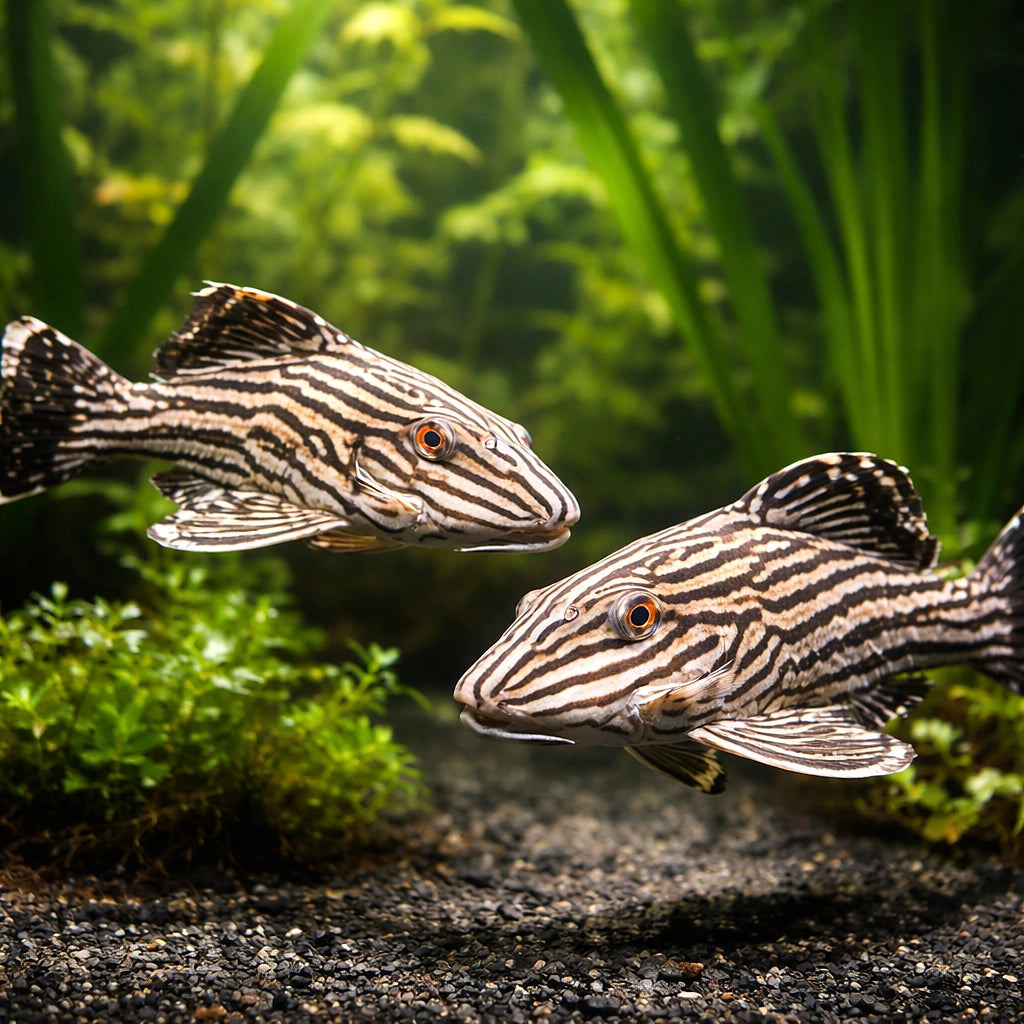 Royal panaque — tropical fish for sale UK — AI pair planted view
