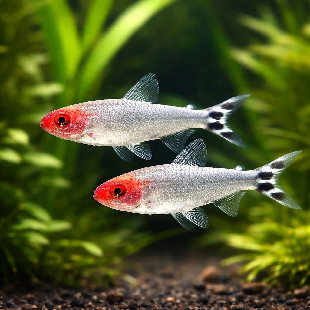 Rummy-Nose Tetras — South American Tetra for sale UK — AI pair planted view