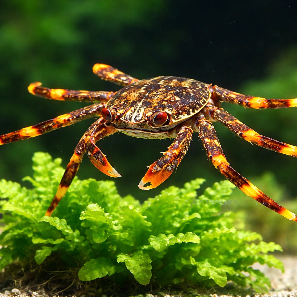 Sally lightfoot or spray crab — tropical fish for sale UK — AI scale plant view