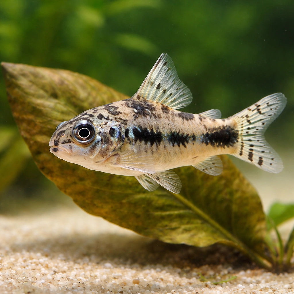 Salt and Pepper Catfish — tropical fish for sale UK — AI scale plant view