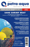 Petra Sand Shrimps Meat frozen fish food blister pack 6 x 100g
