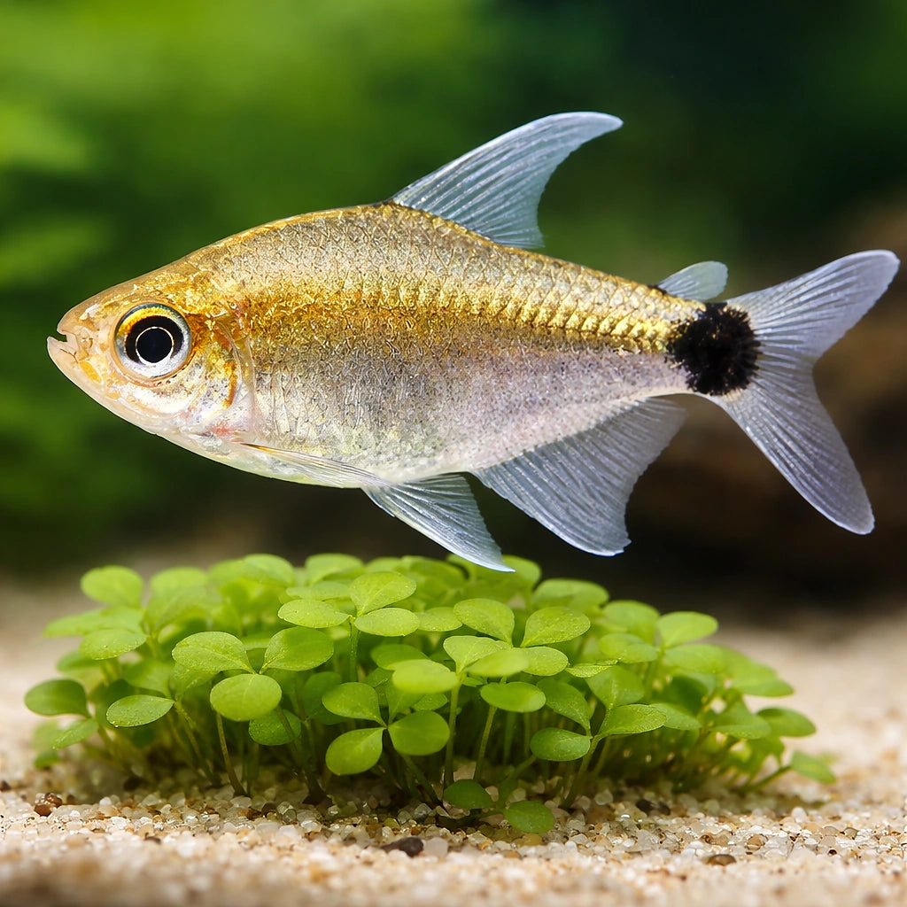 Saratetra — tropical fish for sale UK — AI scale plant view