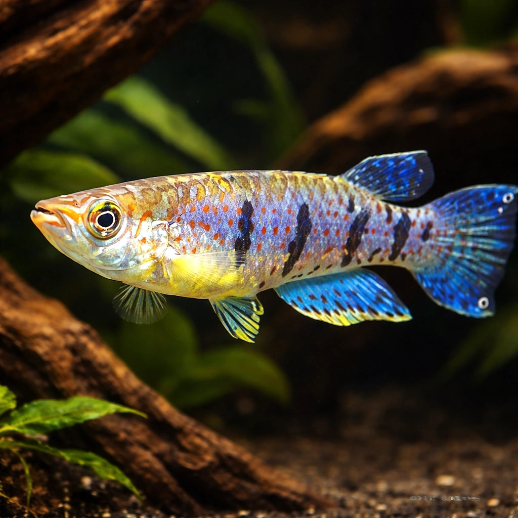 Schultze's Panchax, Graham' — tropical fish for sale UK — AI hero driftwood view