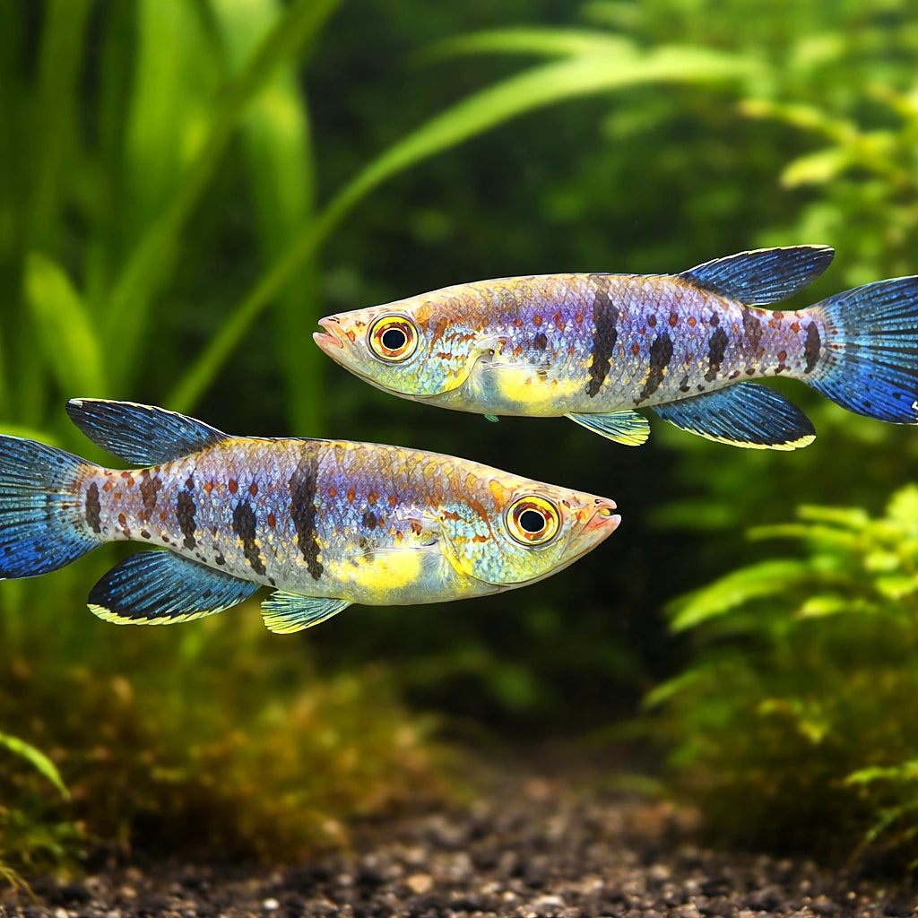 Schultze's Panchax, Graham' — tropical fish for sale UK — AI pair planted view