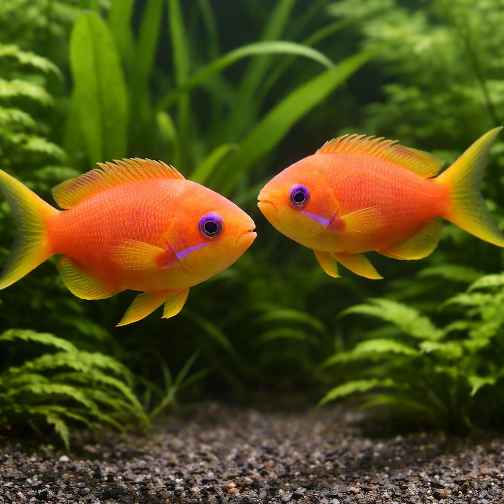 Sea Goldie Female M — tropical fish for sale UK — AI pair planted view