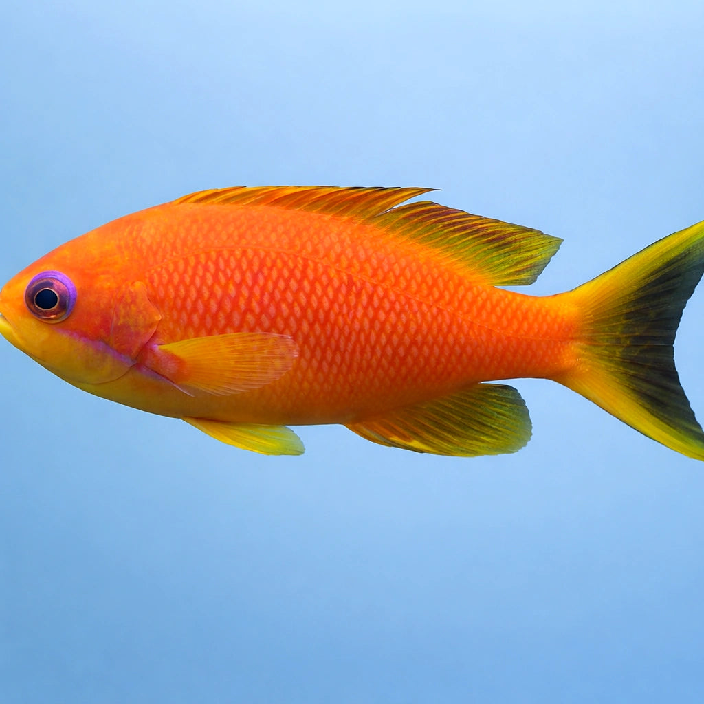 Sea Goldie Female M — tropical fish for sale UK — AI side clean view