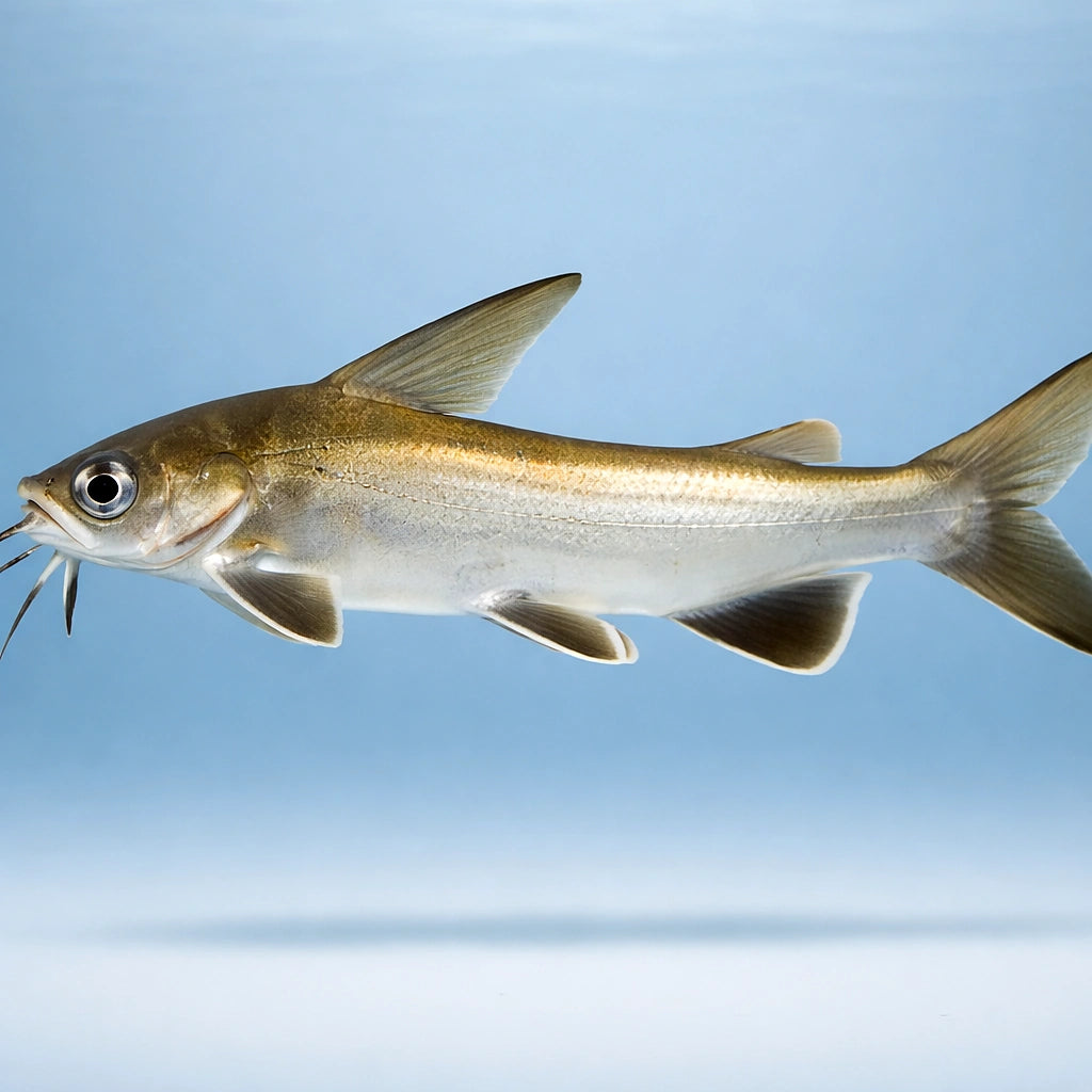 Shark catfish, Tete sea catfish — tropical fish for sale UK — AI side clean view