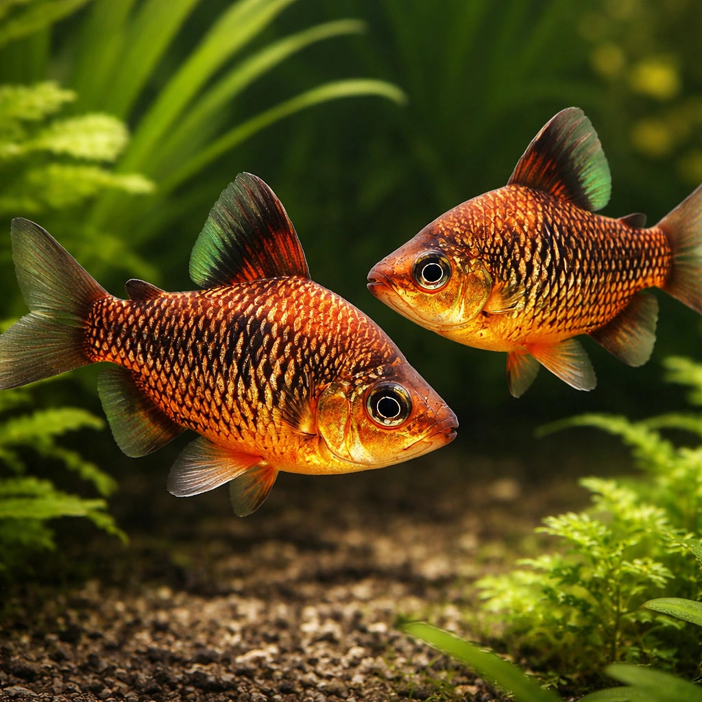 Silver Distichodus — tropical fish for sale UK — AI pair planted view