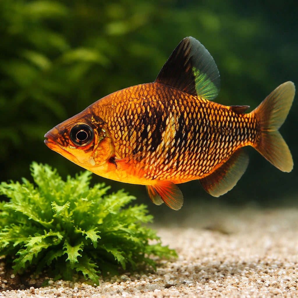 Silver Distichodus — tropical fish for sale UK — AI scale plant view