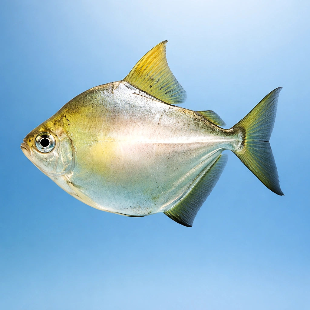 Silver dollar — tropical fish for sale UK — AI side clean view