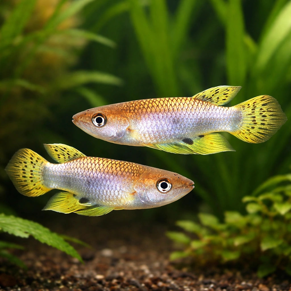 Singhalese Panchax — tropical fish for sale UK — AI pair planted view