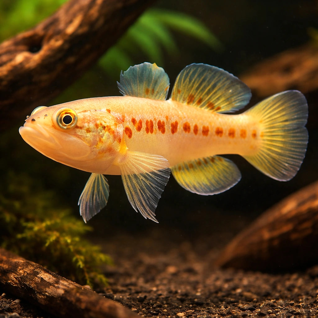 Sleepy Trout, Australian Gu — tropical fish for sale UK — AI hero driftwood view