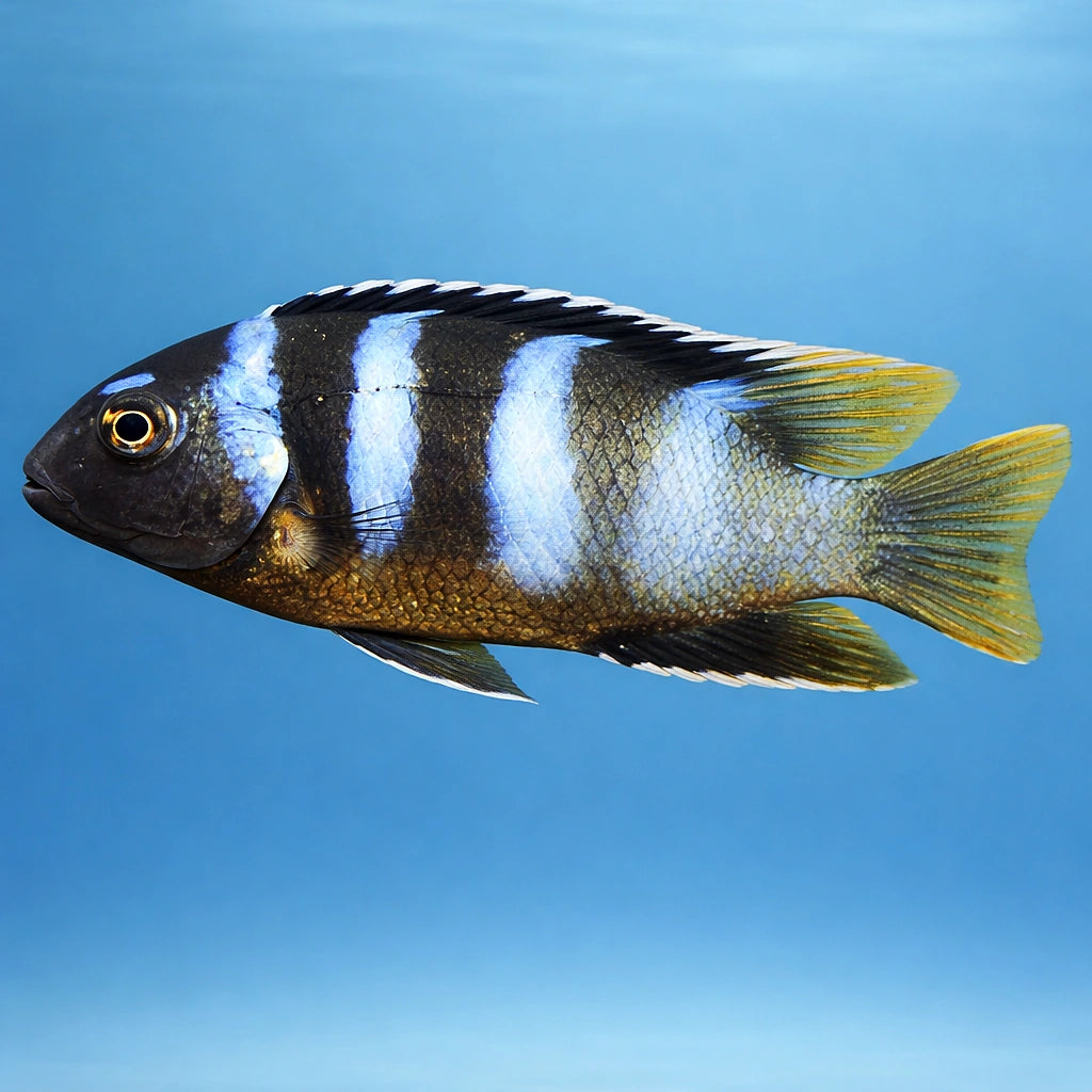 Small-Mouthed Tropheus — tropical fish for sale UK — AI side clean view