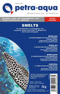 Petra Smelts frozen monotray 6 x 70g blister pack frozen fish food