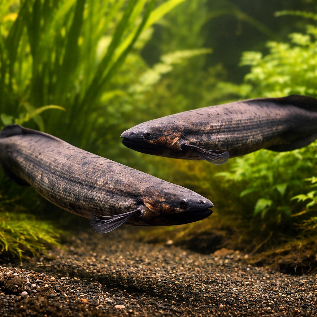 South American lungfish — tropical fish for sale UK — AI pair planted view