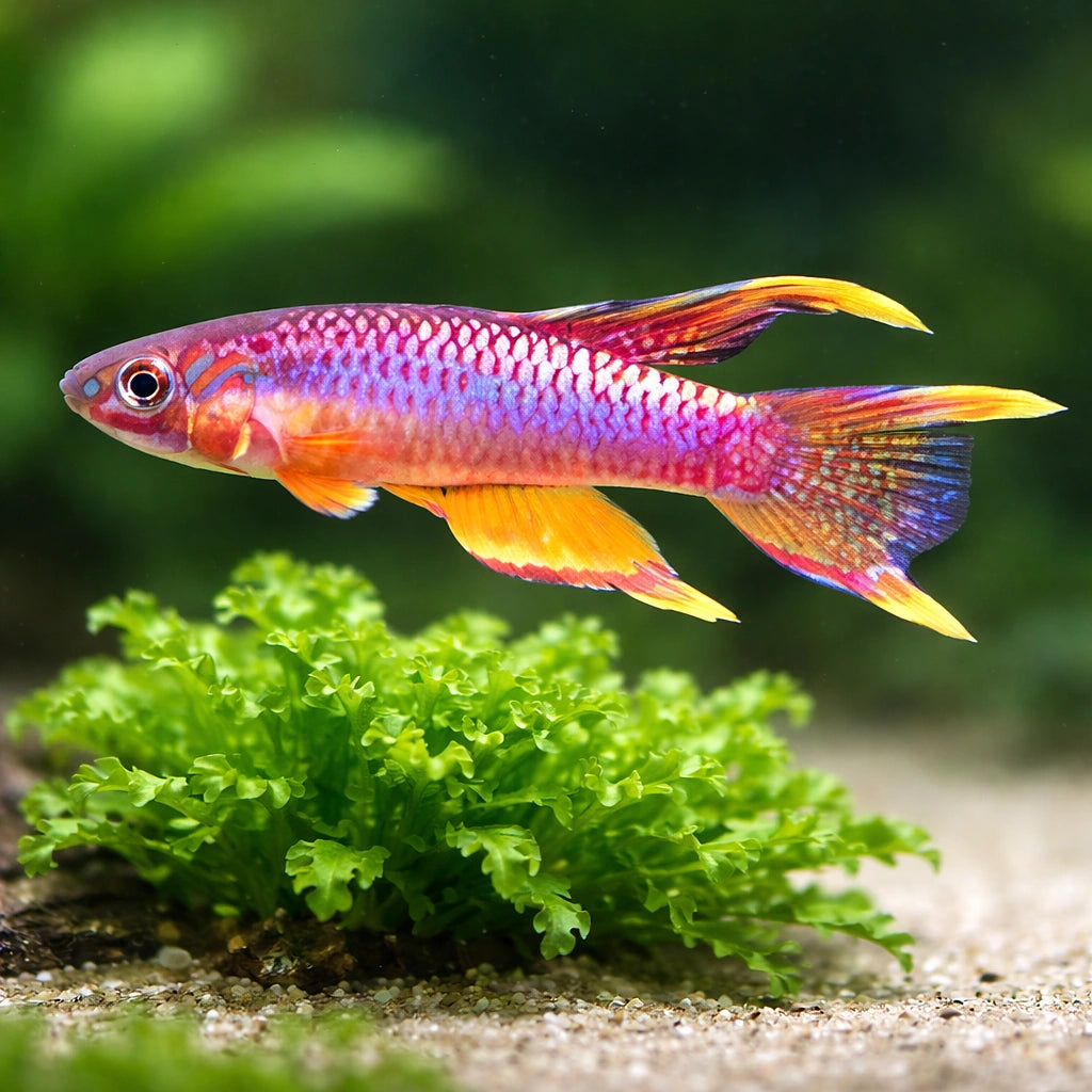Splendid Killie — tropical fish for sale UK — AI scale plant view