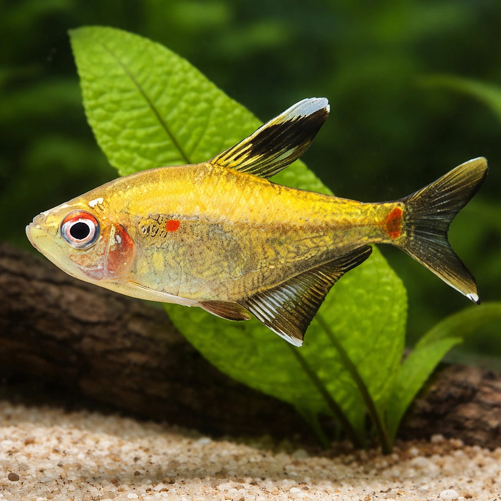 Spotfin Tetra — tropical fish for sale UK — AI scale plant view
