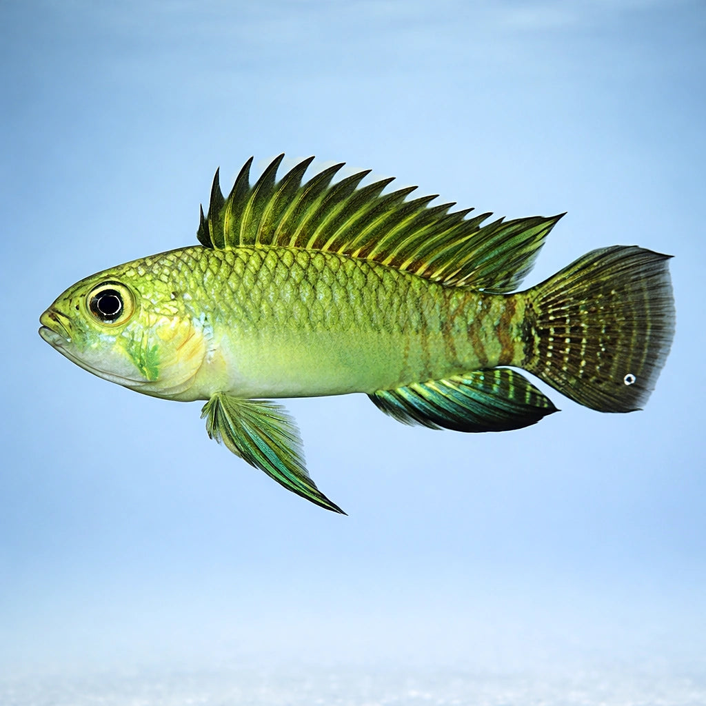 Staecki Dwarf Cichlid — tropical fish for sale UK — AI side clean view