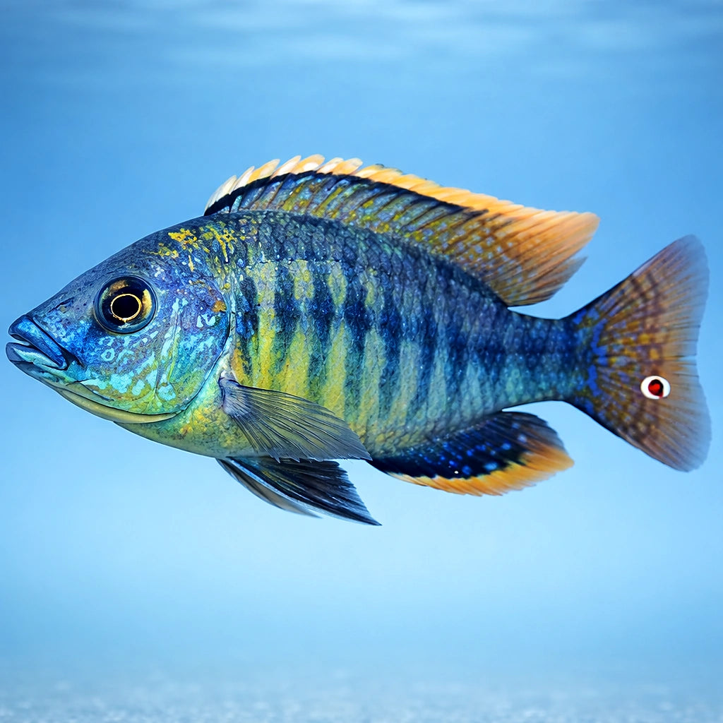 Steveni Tiger — tropical fish for sale UK — AI side clean view
