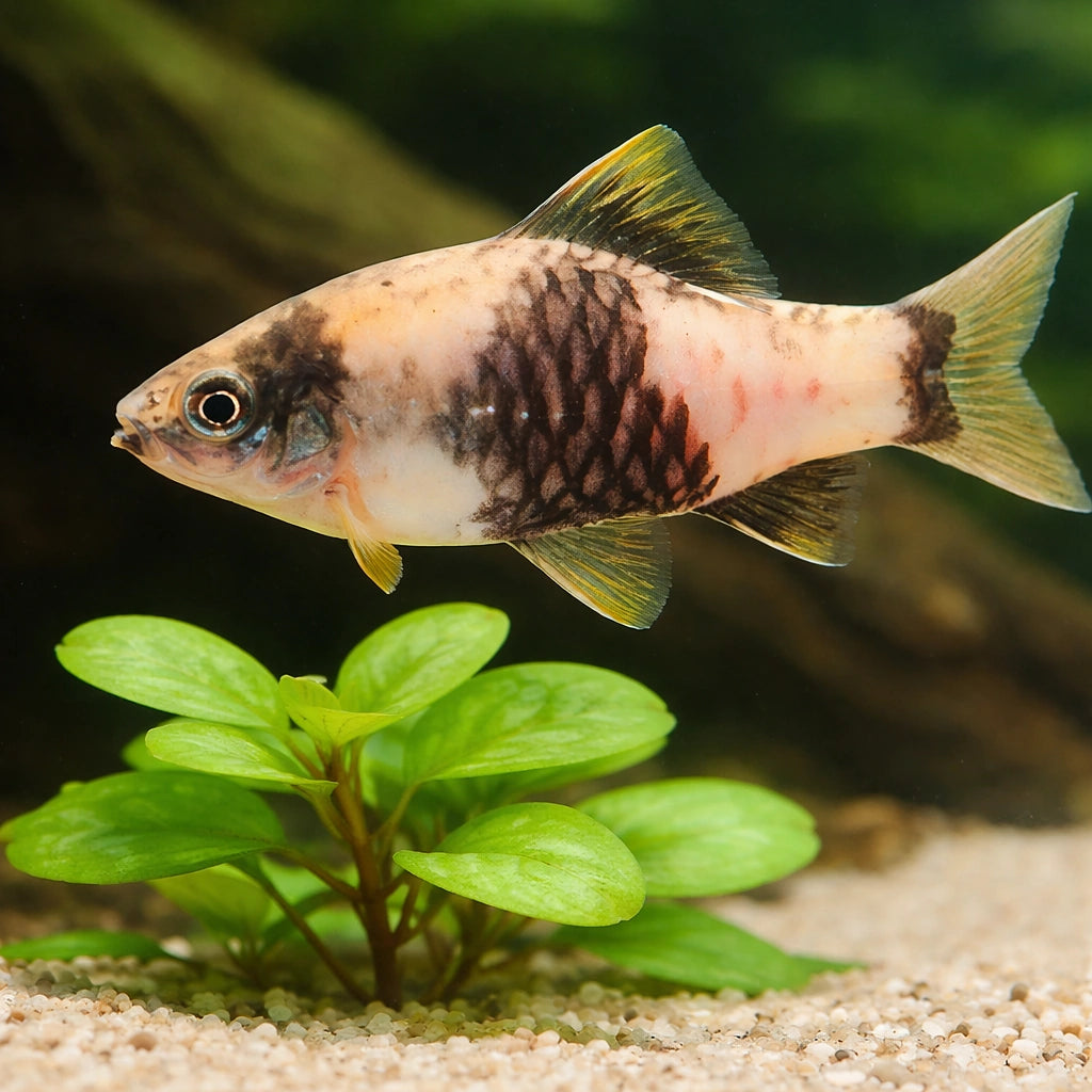 Striped Barb, Banded Barb — tropical fish for sale UK — AI scale plant view