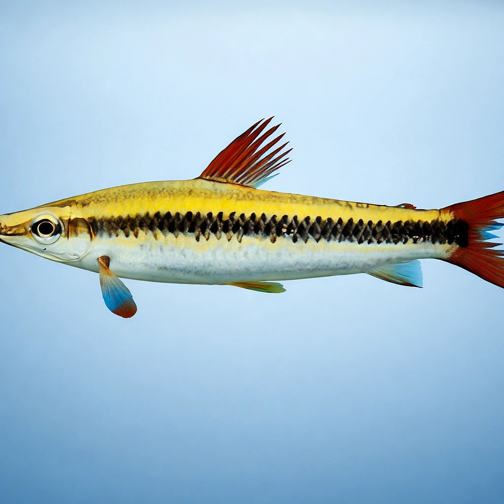 Striped Headstander — tropical fish for sale UK — AI side clean view