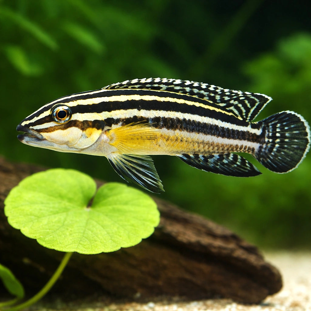 Striped Julie — tropical fish for sale UK — AI scale plant view