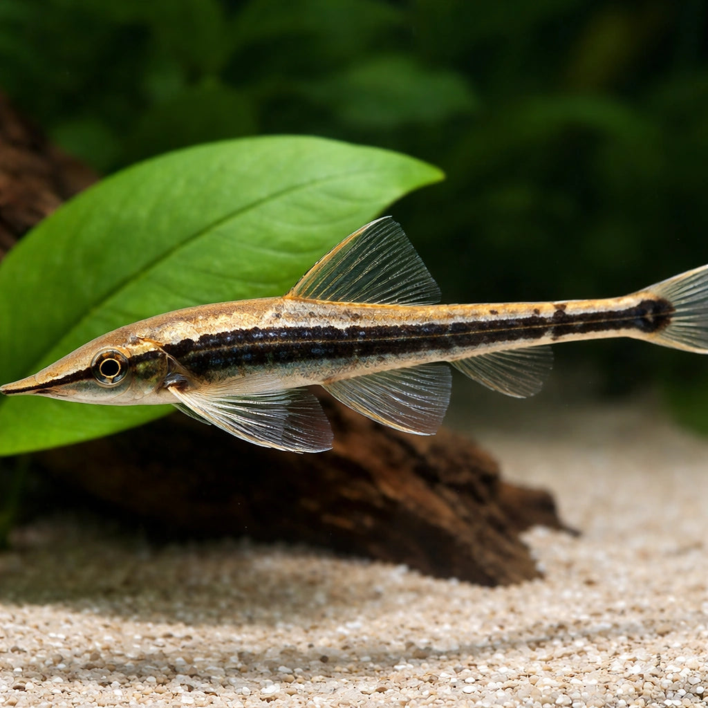Sturisoma barbatum 4 - — tropical fish for sale UK — AI scale plant view