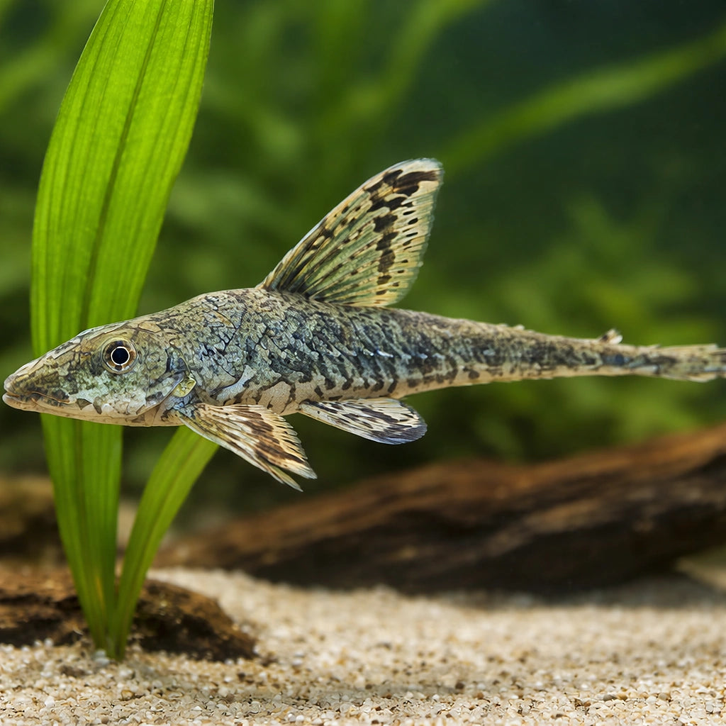 Sturisoma nigrirostrum 5 - — tropical fish for sale UK — AI scale plant view