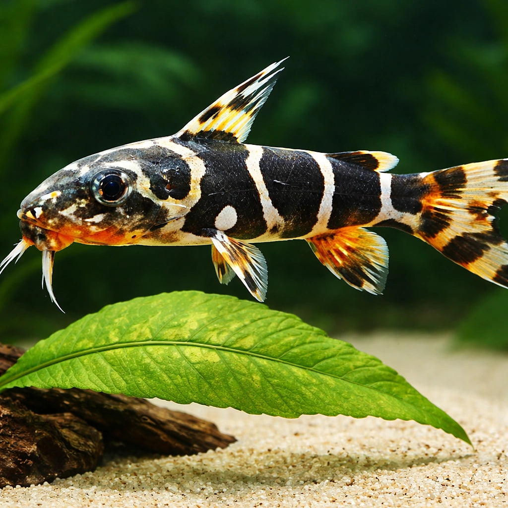 Synodontis brichardi 4 - — tropical fish for sale UK — AI scale plant view