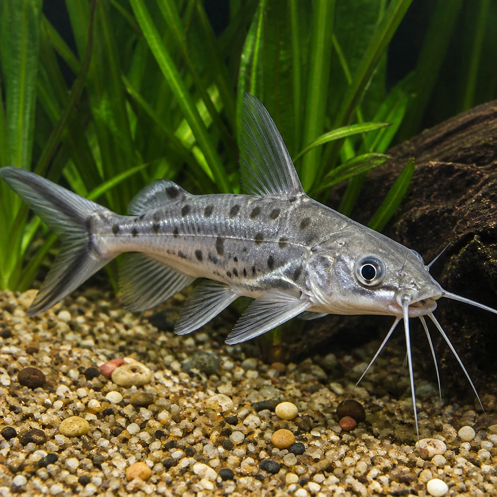 Cuckoo Synodontis - Synodontis Multipunctata - African Catfish — tropical fish for sale UK — AI natural aquarium view