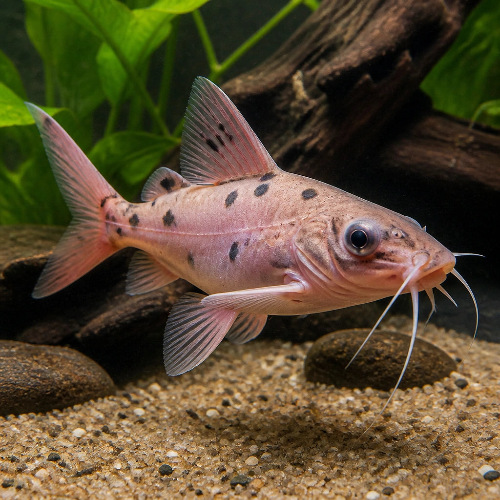 Dwarf Lake Synodontis - Synodontis Petricola - African Catfish — tropical fish for sale UK — AI natural aquarium view